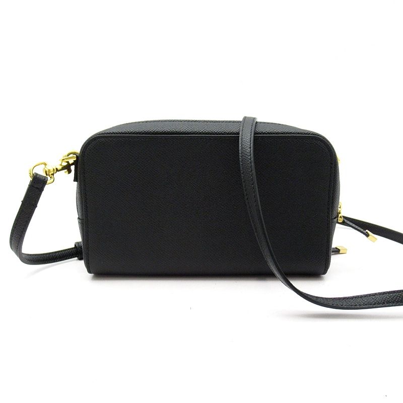 Dior Caro Double Pouch Shoulder Bag Calf Black — view 4
