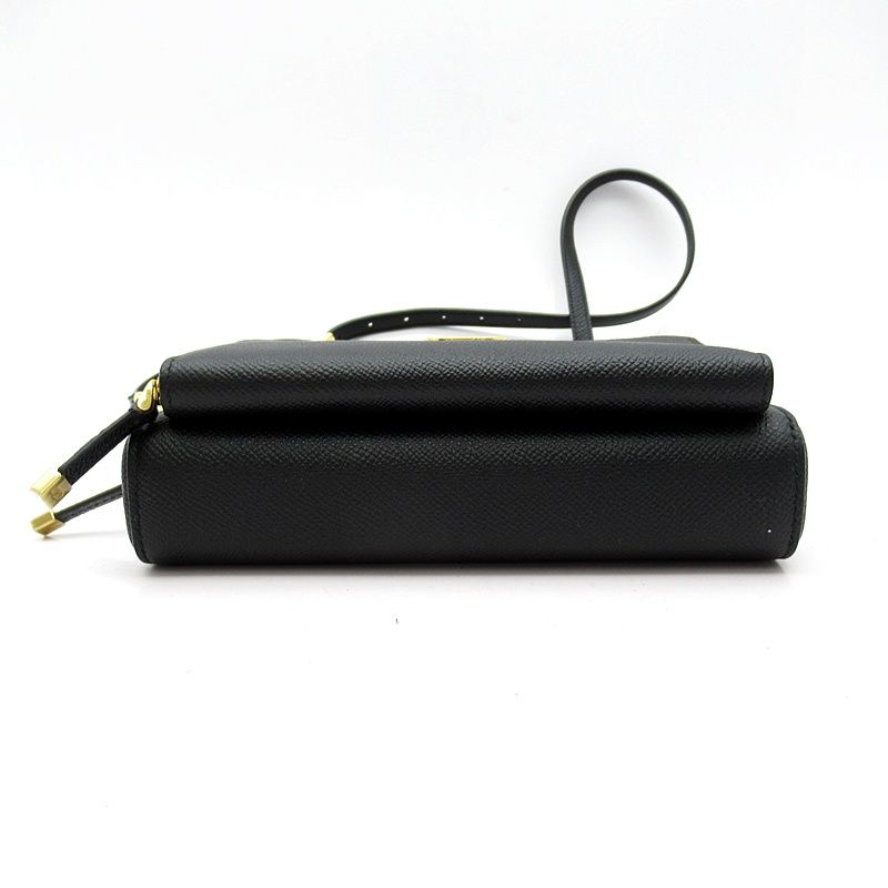 Dior Caro Double Pouch Shoulder Bag Calf Black — view 6