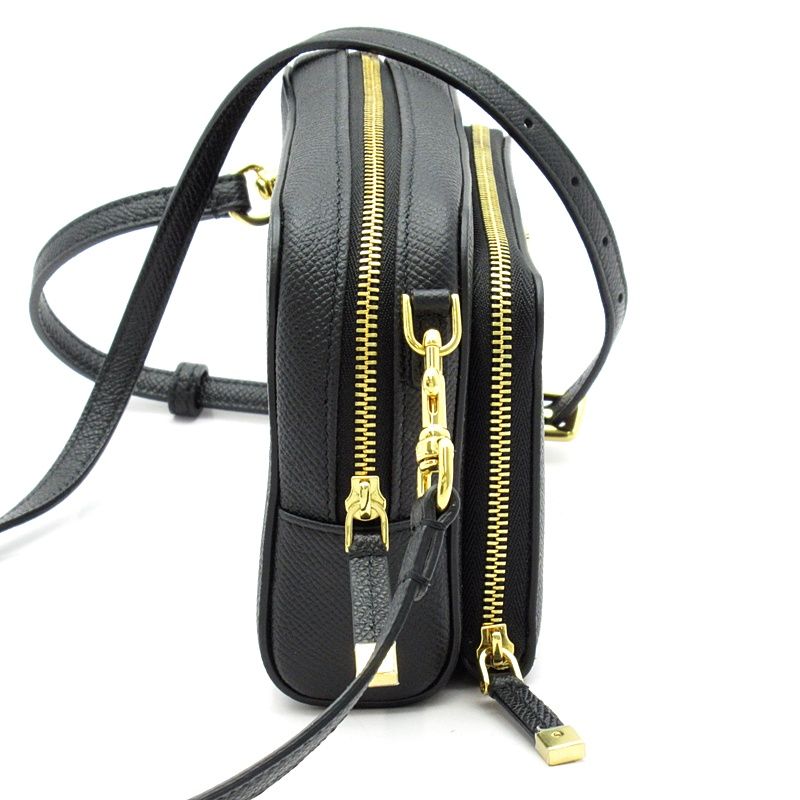 Dior Caro Double Pouch Shoulder Bag Calf Black — view 5