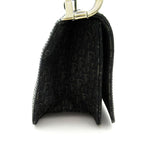Dior Trotter Shoulder Bag Canvas Leather Black — view 5