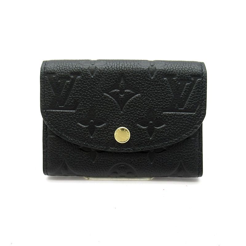 Louis Vuitton Porte-Monnaie Rosalie Empreinte Noir Coin Purse