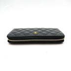Chanel Full Zipper Wallet Caviar Leather Black — view 4