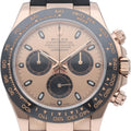 Rolex Cosmograph Daytona Watch Box 18k Pink Gold Rubber Black Finish