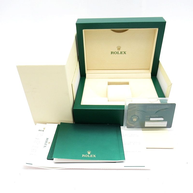 Rolex Watch Box 18k Yellow Gold SS Black Polished — view 6