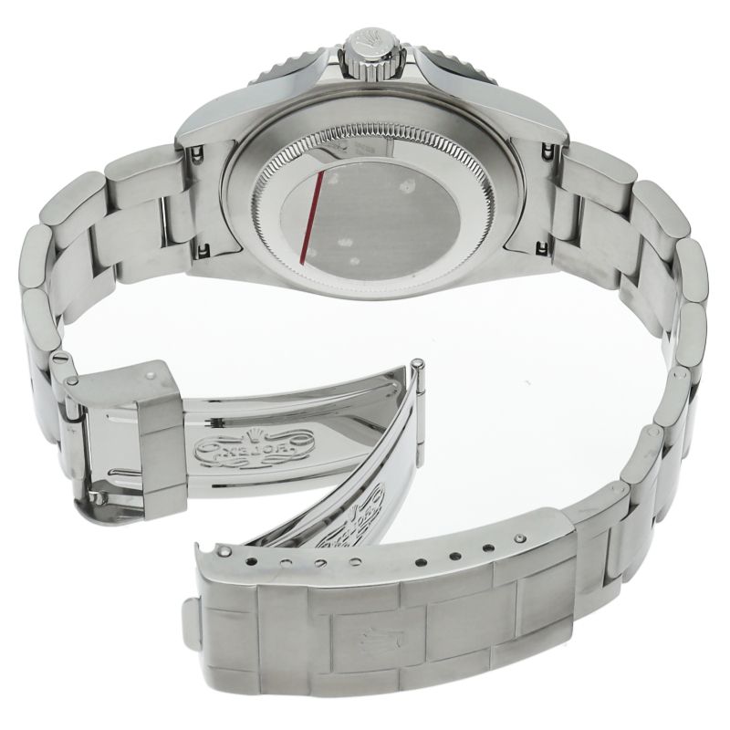 Rolex Submarinade Date Roulette Box SS Watch Black Polished Beauty — view 5
