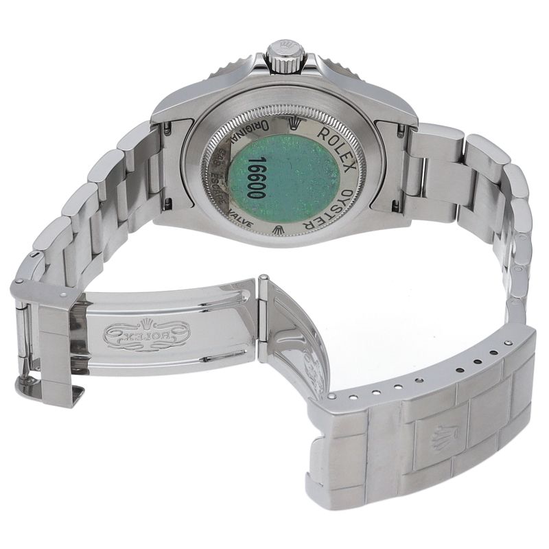 Rolex Sea Dweller Box SS Watch Black Polished — view 5