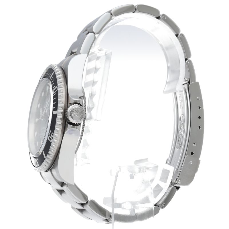 Rolex Sea Dweller Box SS Watch Black Polished — view 3
