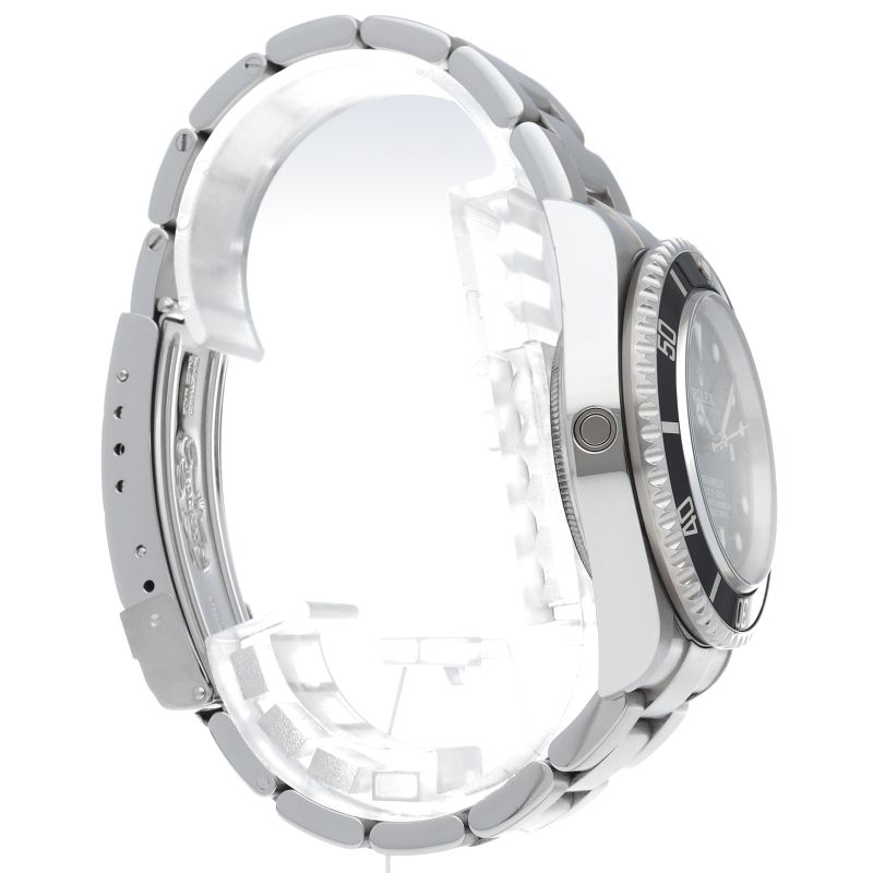 Rolex Sea Dweller Box SS Watch Black Polished — view 4