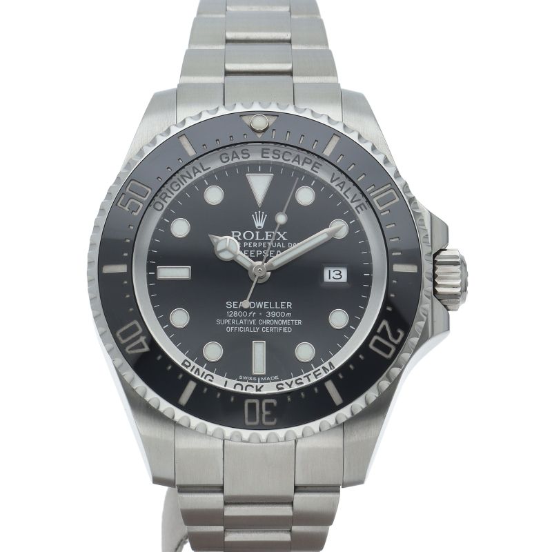 Rolex Sea Dweller Deepsea Watch Box SS Black Polished — view 2