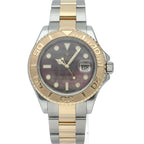 Rolex Yachtmaster Star Watch Roulette Black Shell Box 18k Yellow Gold SS — view 2