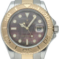 Rolex Yachtmaster Star Watch Roulette Black Shell Box 18k Yellow Gold SS