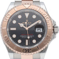 Rolex Yottomar Star 40 Watch 18k Pink Gold SS Black Polished