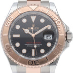 Rolex Yottomar Star 40 Watch 18k Pink Gold SS Black Polished