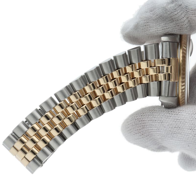Rolex Datejust Watch 18k Yellow Gold SS White Polished — view 6