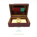 Rolex Datejust Watch Diamond Saffiano Bezel Box 18k Yellow Gold les — view 6