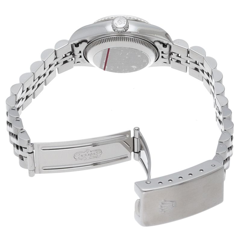 Rolex Datejust Watch Diamond Box 18k White Gold SS les — view 5