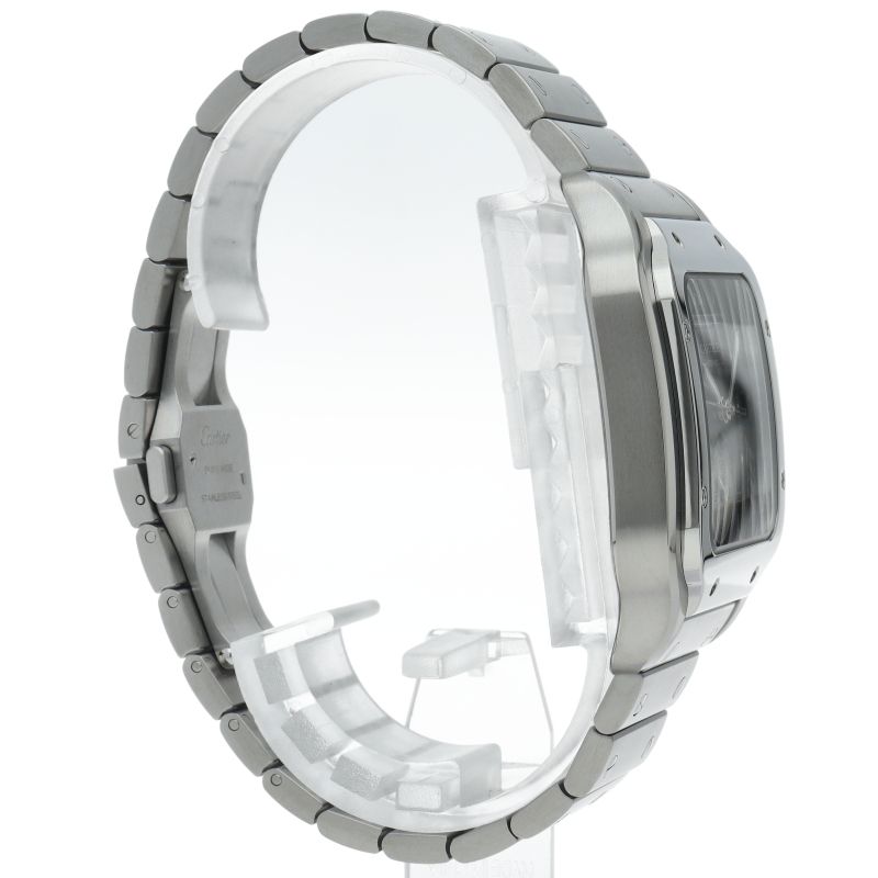 Cartier Santos de Cartier Dual Time Watch LM SS — view 4