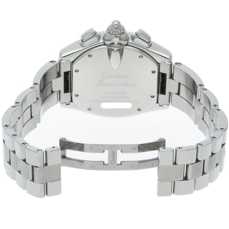 Cartier Roadster XL Chronograph Watch SS Black — view 5