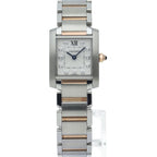 Cartier Tank Francaise SM Watch Diamond Box SS 18k Pink Gold Silver — view 2