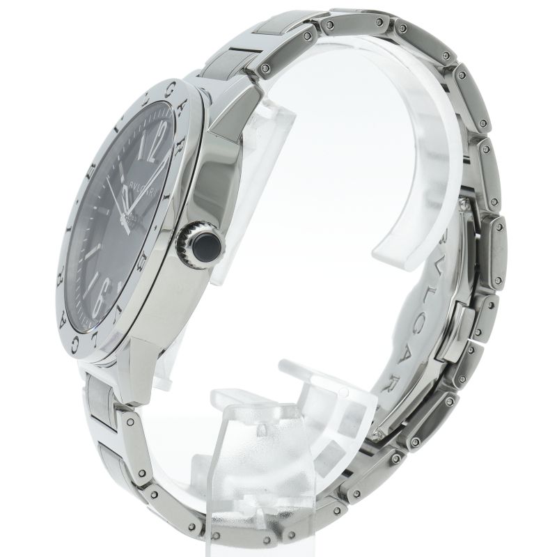 Bvlgari Watch 41 Auto SS Black Polished — view 3