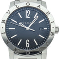 Bvlgari Watch 41 Auto SS Black Polished
