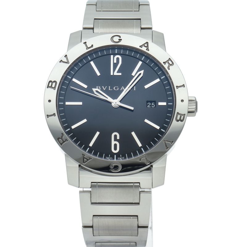 Bvlgari Watch 41 Auto SS Black Polished — view 2