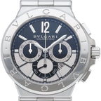 Bvlgari Diagono Calibro 303 Chronograph Watch 42 Box SS Menu