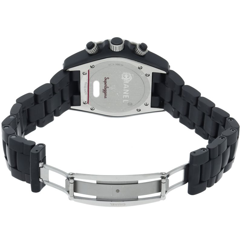 Chanel Superleggera Watch 41 Chronograph Box Ceramic Black — view 5