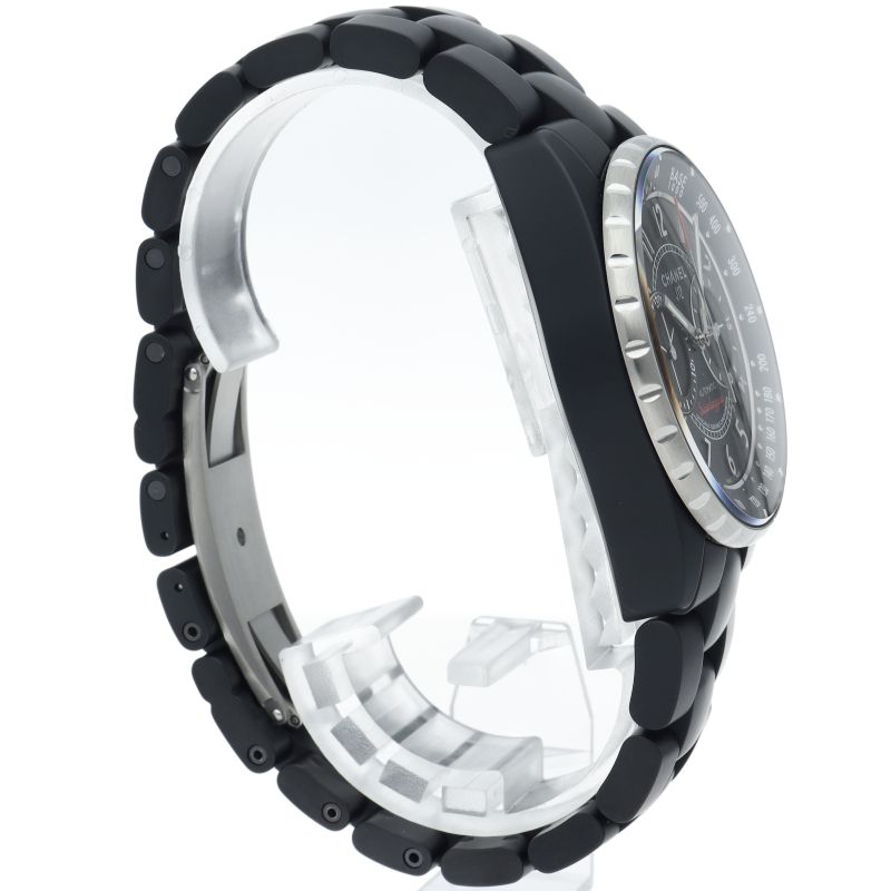 Chanel Superleggera Watch 41 Chronograph Box Ceramic Black — view 4