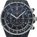 Chanel Superleggera Watch 41 Chronograph Box Ceramic Black