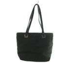 Prada Triangle Plate Tote Nylon Black — view 2
