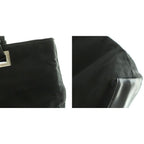 Prada Triangle Plate Tote Nylon Black — view 9