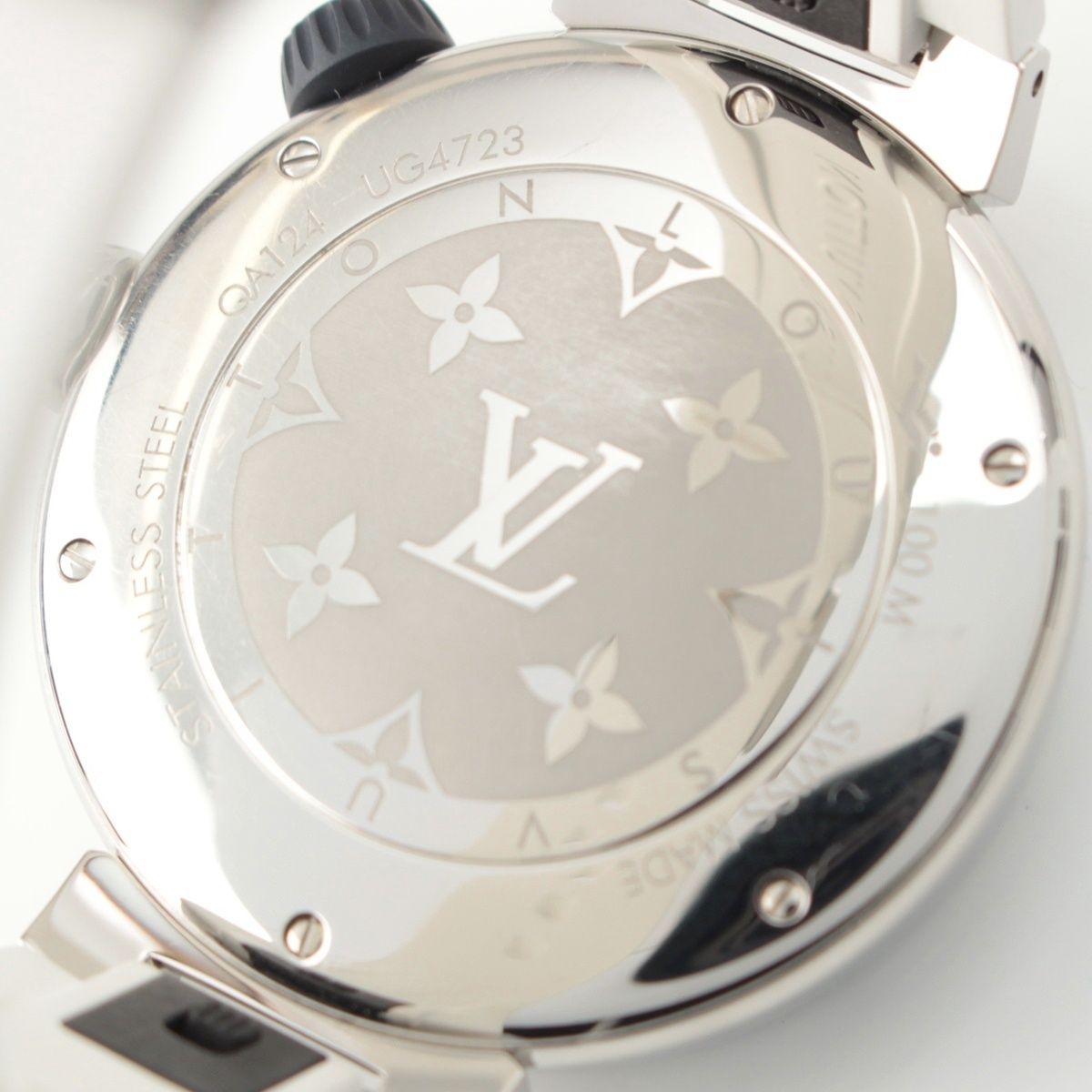 Louis Vuitton Tambour Street Diver Automatic Winding Watch Silver Dial Pacific — view 5
