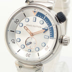Louis Vuitton Tambour Street Diver Automatic Winding Watch Silver Dial Pacific — view 4