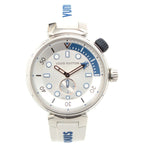 Louis Vuitton Tambour Street Diver Automatic Winding Watch Silver Dial Pacific