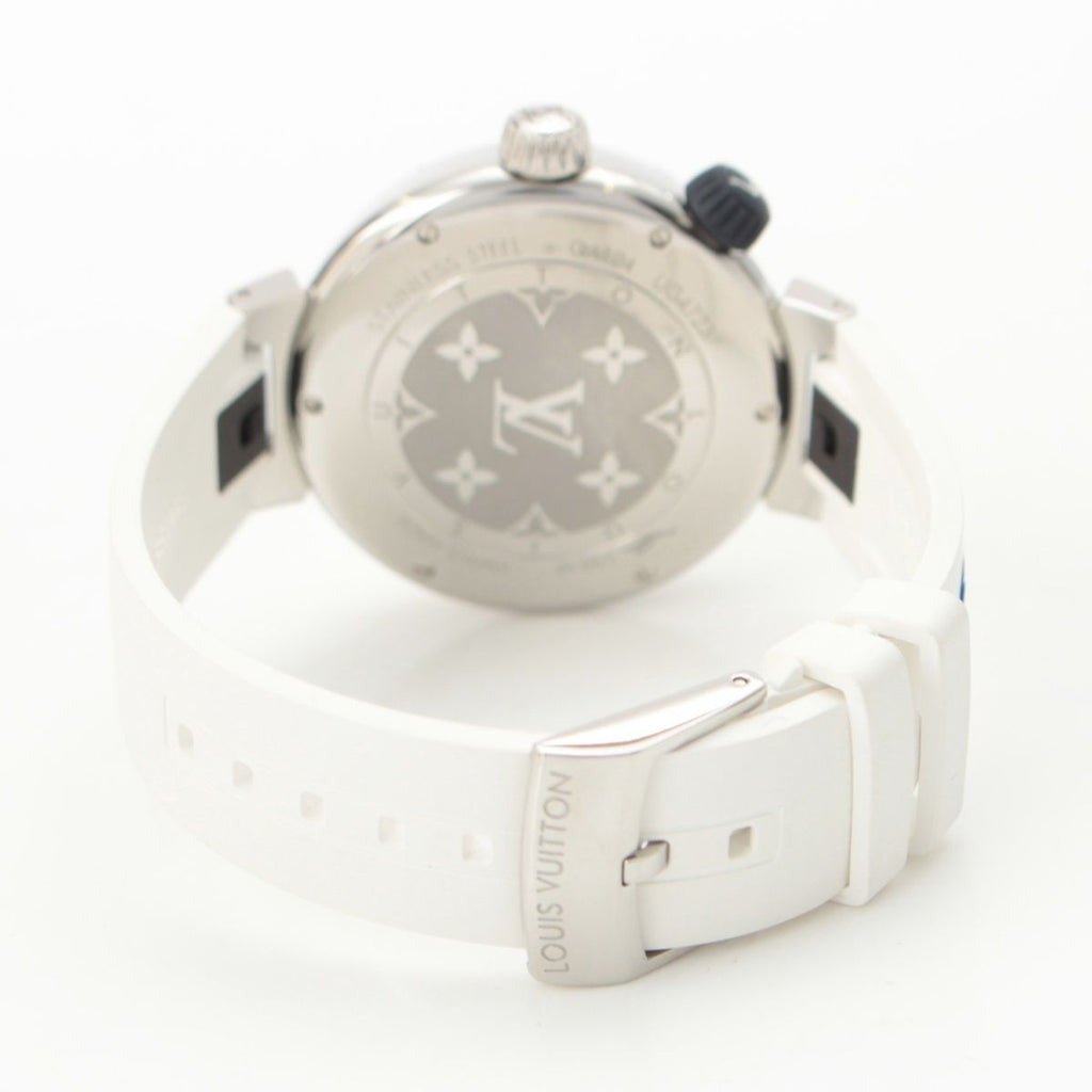 Louis Vuitton Tambour Street Diver Automatic Winding Watch Silver Dial Pacific — view 3