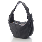 Bottega Veneta Double Knot Leather Mini Handbag Black — view 2