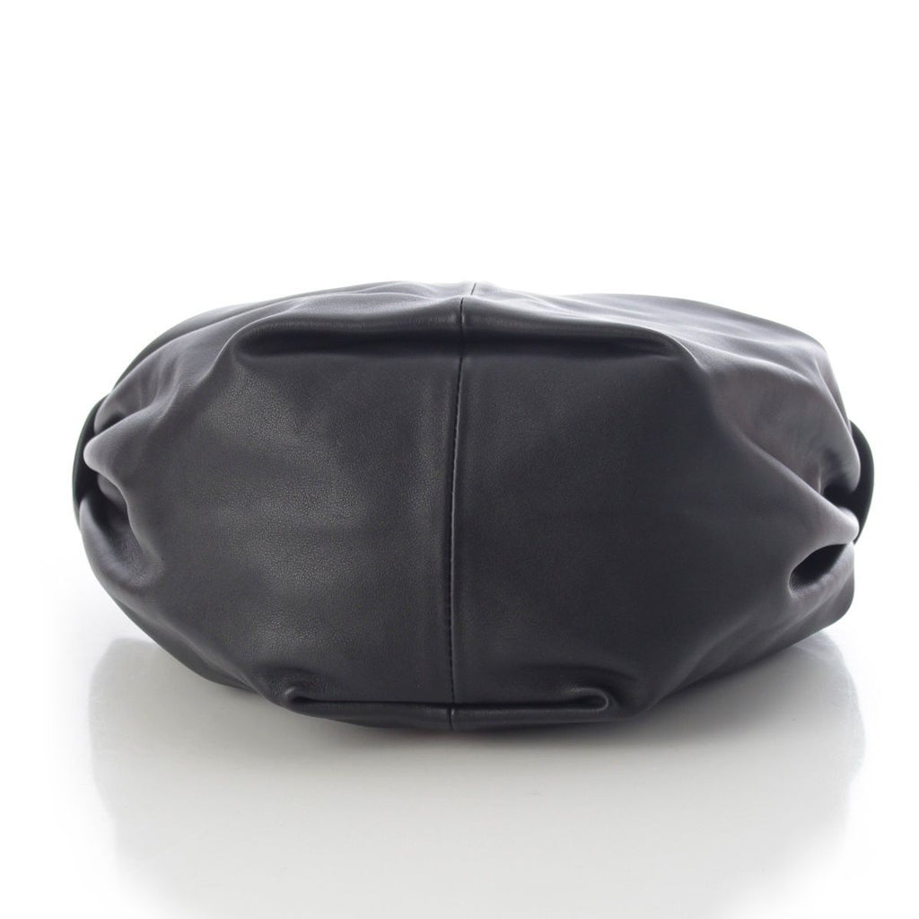 Bottega Veneta Double Knot Leather Mini Handbag Black — view 5