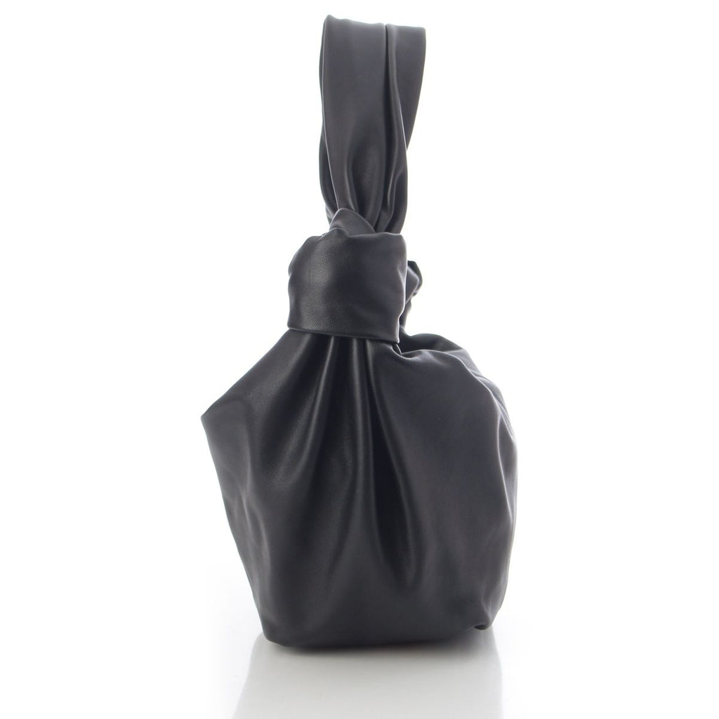 Bottega Veneta Double Knot Leather Mini Handbag Black — view 3