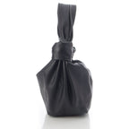 Bottega Veneta Double Knot Leather Mini Handbag Black — view 3