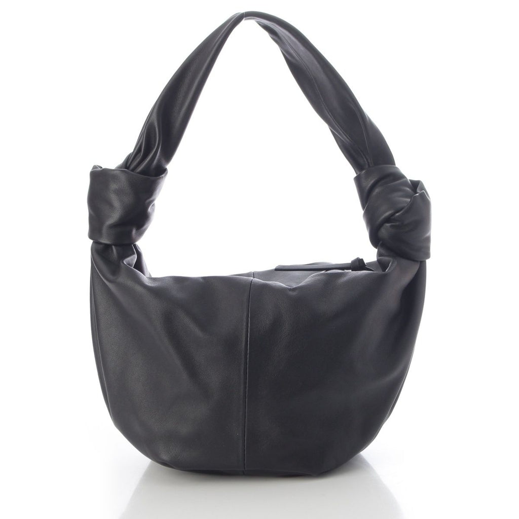 Bottega Veneta Double Knot Leather Mini Handbag Black — view 4