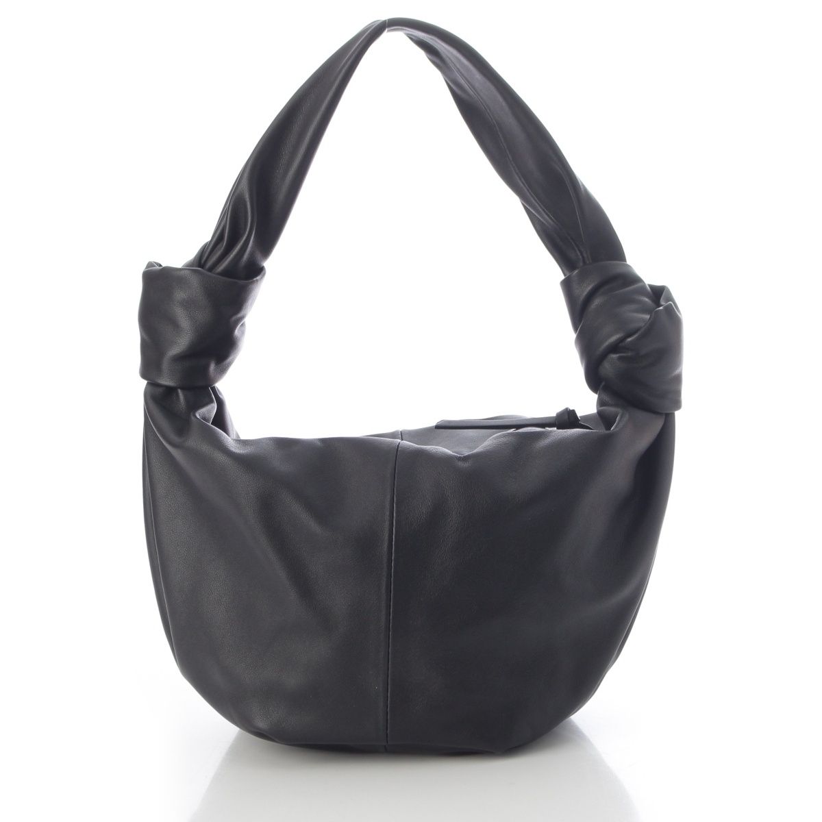 Bottega Veneta Double Knot Leather Mini Handbag Black — view 4
