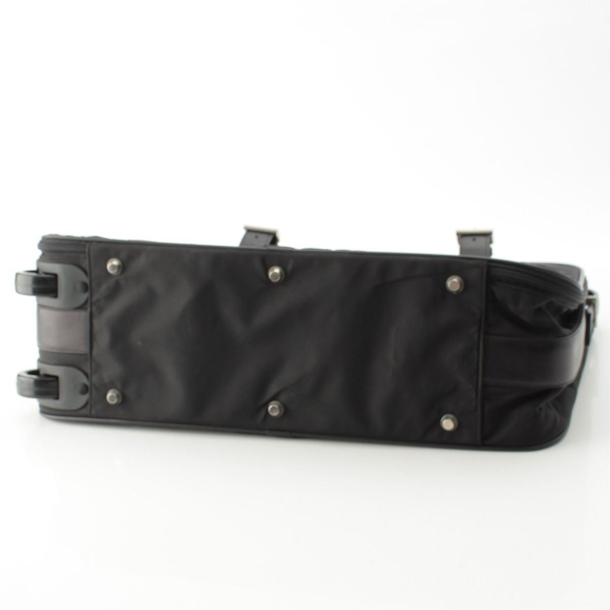 Prada Tessuto Nylon Travel Bag Case Triangle Logo a Black — view 6