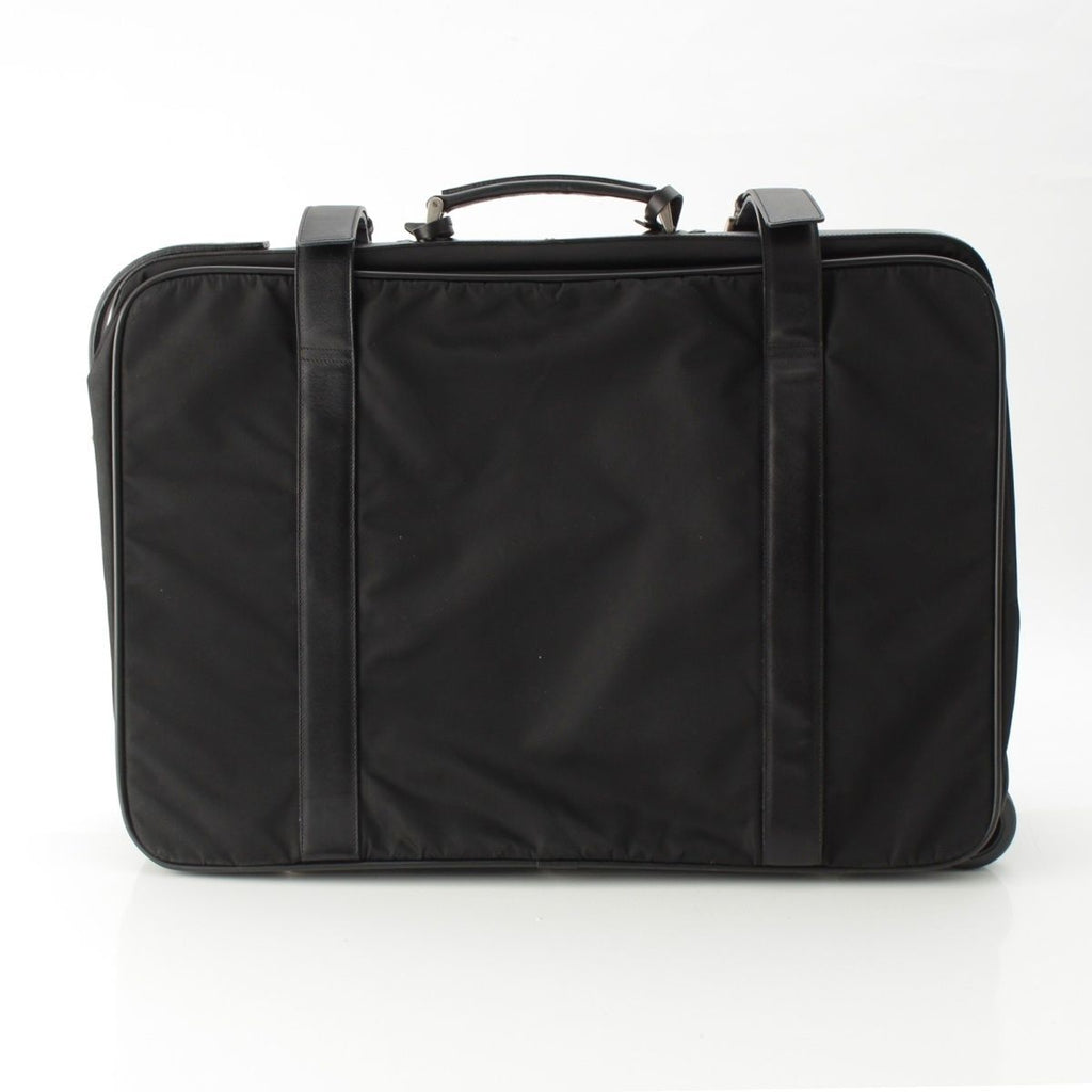 Prada Tessuto Nylon Travel Bag Case Triangle Logo a Black — view 4
