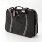 Prada Tessuto Nylon Travel Bag Case Triangle Logo a Black — view 2