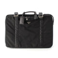 Prada Tessuto Nylon Travel Bag Case Triangle Logo a Black