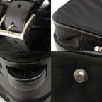 Prada Tessuto Nylon Travel Bag Case Triangle Logo a Black — view 9
