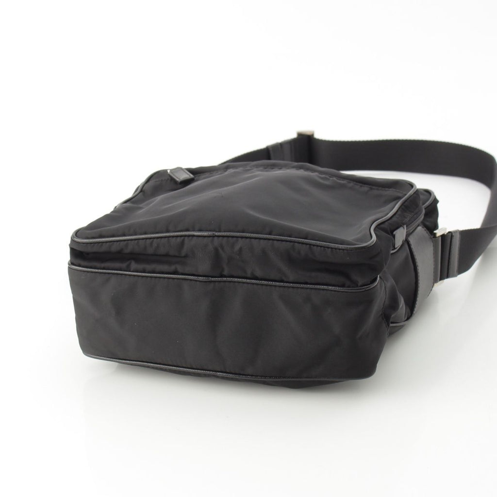 Prada Shoulder Messenger Bag Black — view 5