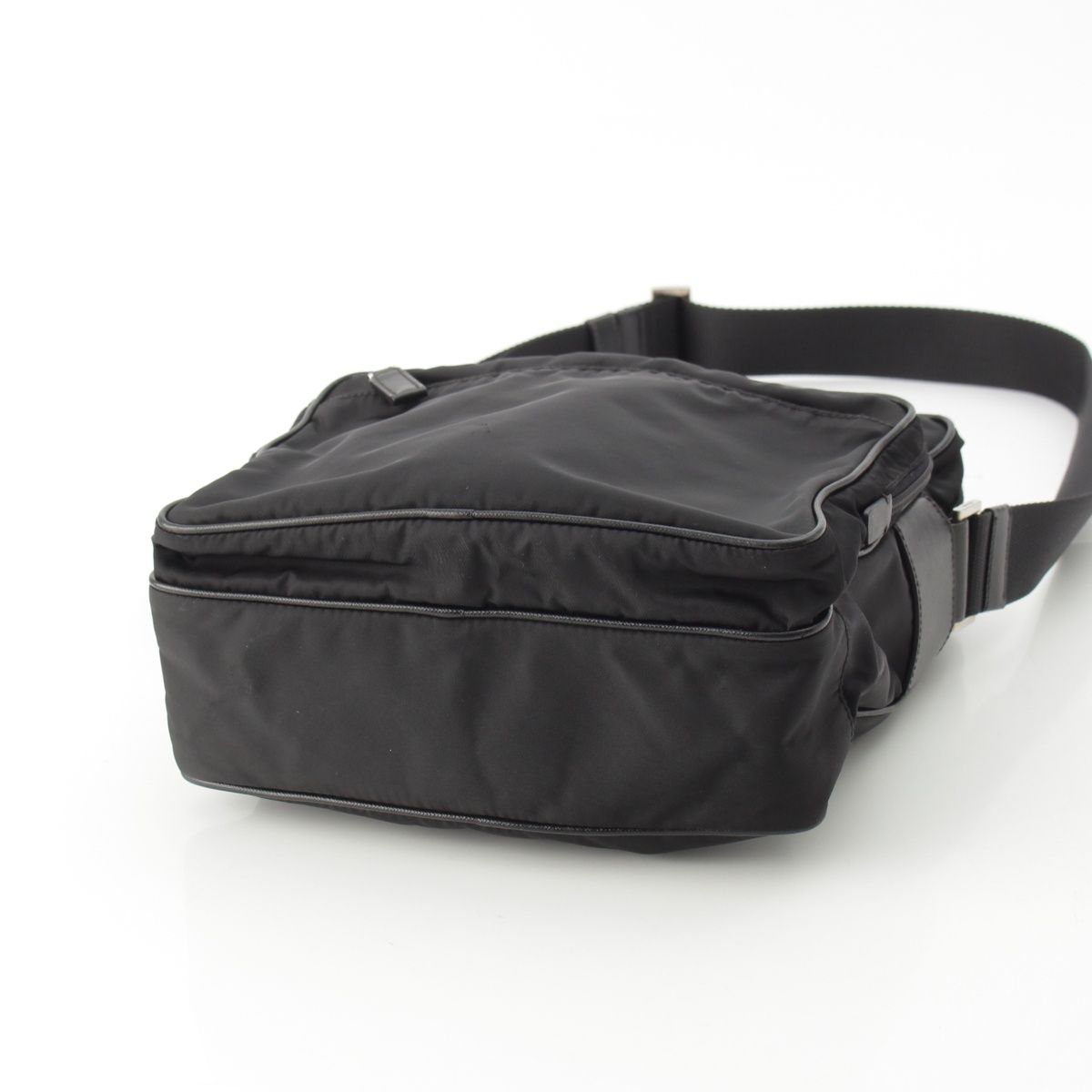 Prada Shoulder Messenger Bag Black — view 5