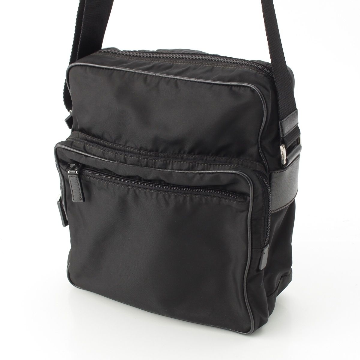 Prada Shoulder Messenger Bag Black — view 2